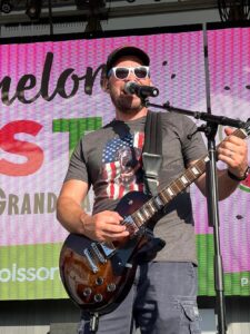 Tory Smith of 90 PROOF Country @ Grandscape Watermellon Fest Aug 2023