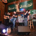 90 PROOF Country Acoustic Trio @ Willhoites, Grapevine, TX, July 2024. Photo by George Pecararo
