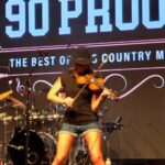 Magen Miller of 90 PROOF Country at Lava Cantina, The Colony, August 2024