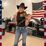 Magen Miller of 90 PROOF Country at Private Party in Dallas, TX, April 2025
