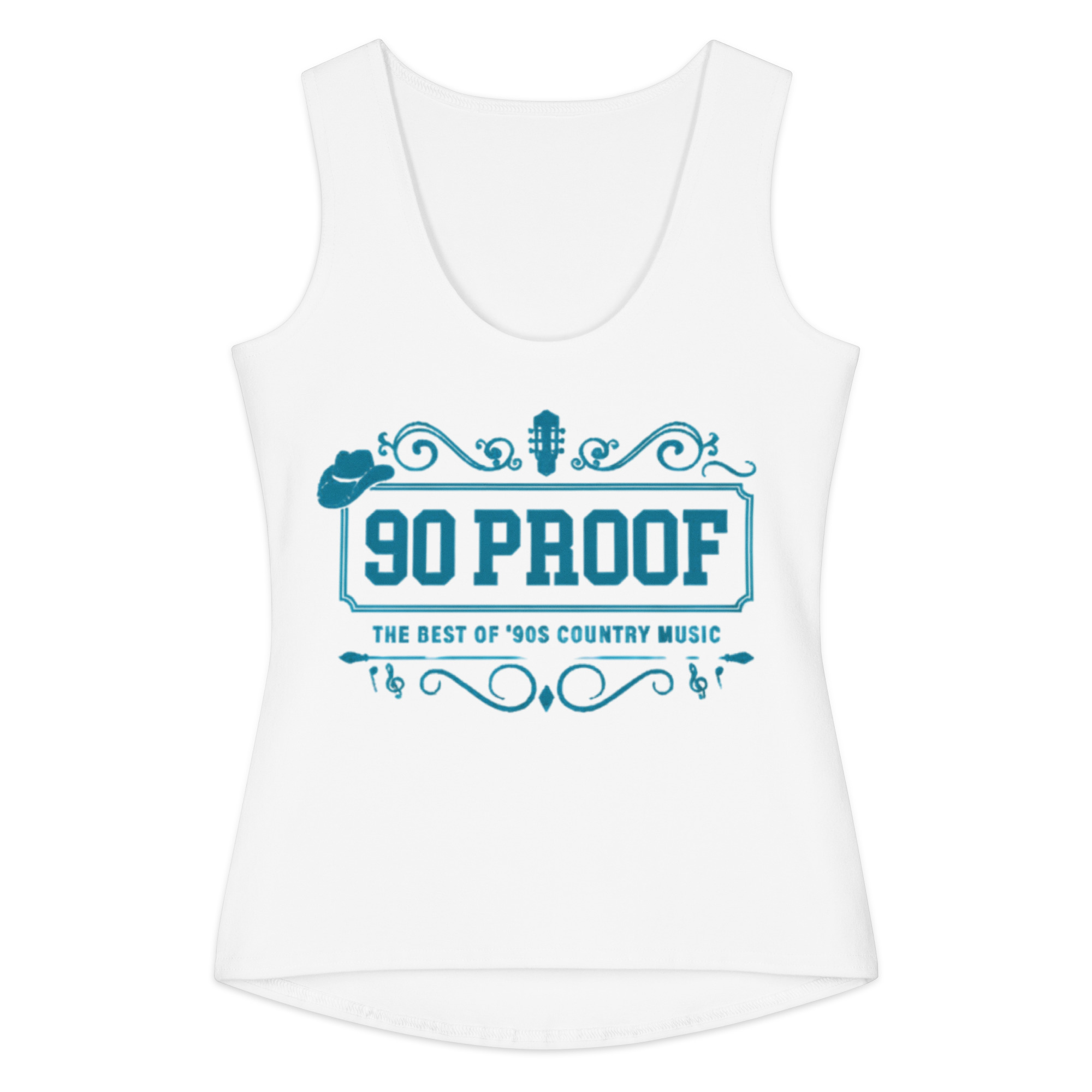 Women’s tank top with Turquoise logo