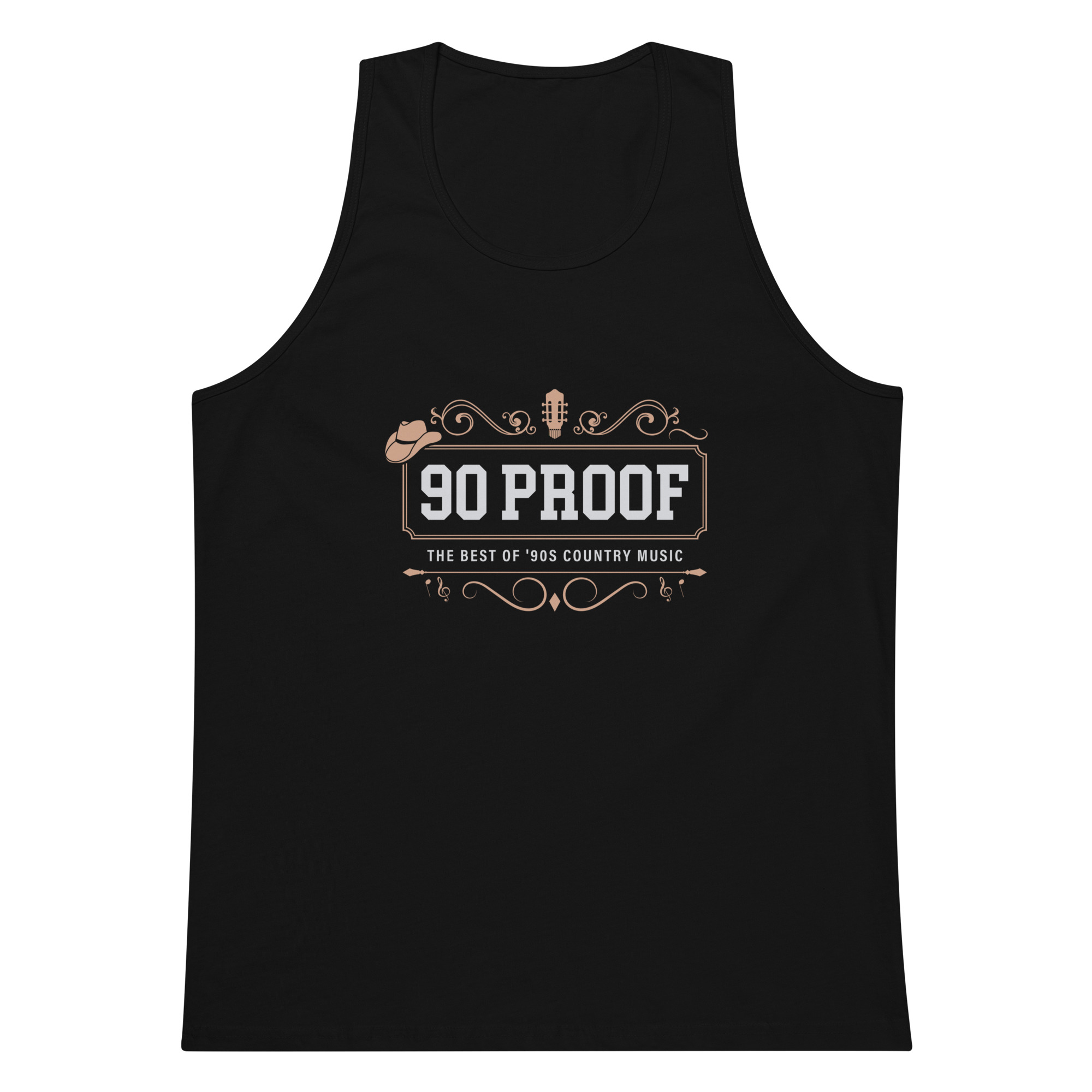90 PROOF Country Men’s premium tank top - Image 6